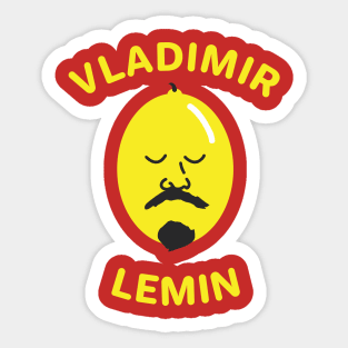 Vladimir Lemin (Lenin Lemon) Sticker
